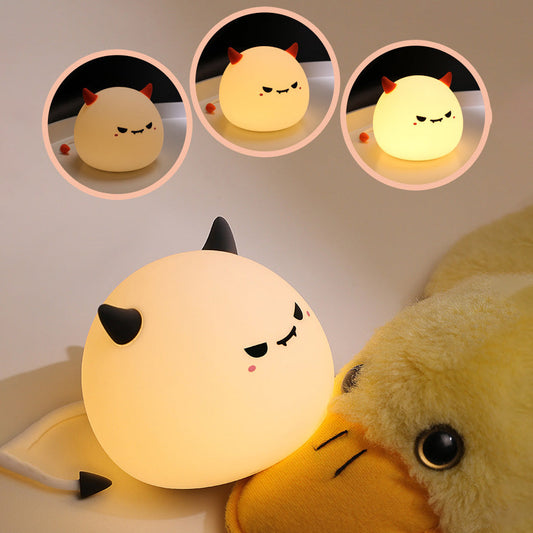 Little Devil LED Squishy Tap Tap Night Light Lamp