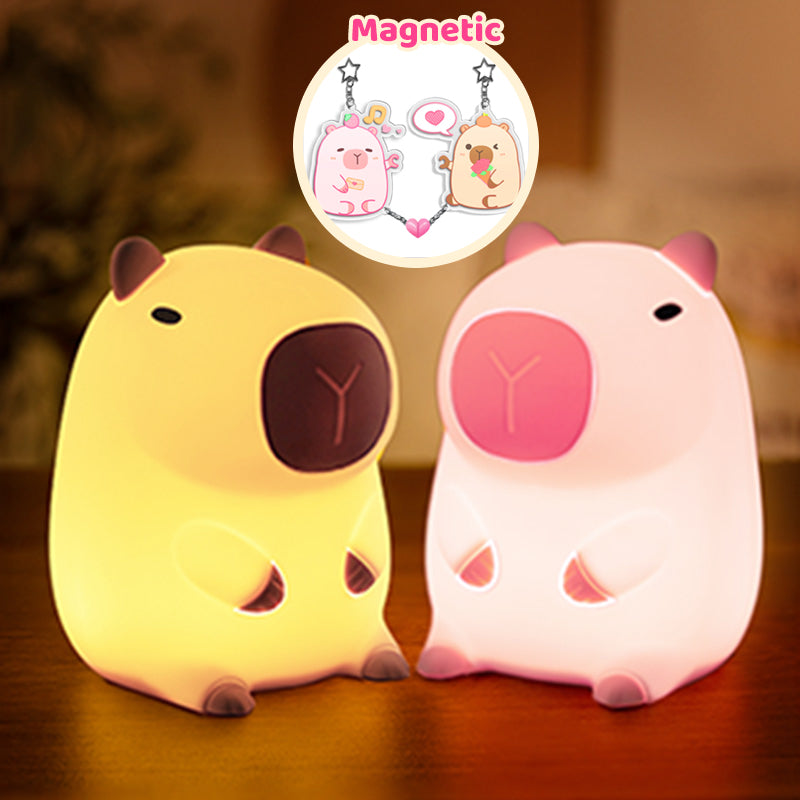 MeWaii® Capybara Pairing Squishy Night Light - Perfect Gift for Kids and Girls
