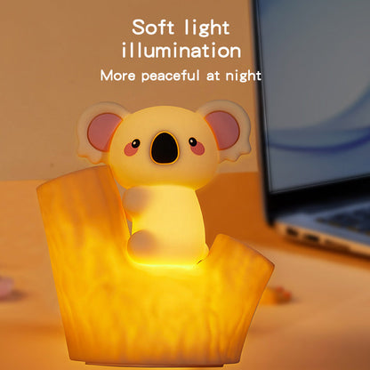 MeWaii® Mini Koala on Tree Branch Silicone Squishy Night Light Cute Perfect Gift