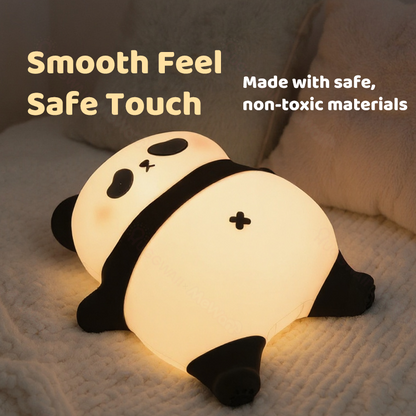 MeWaii® Napping Panda Breathing Squishy Silicone Companion Sound LED Night Light Perfect Gift