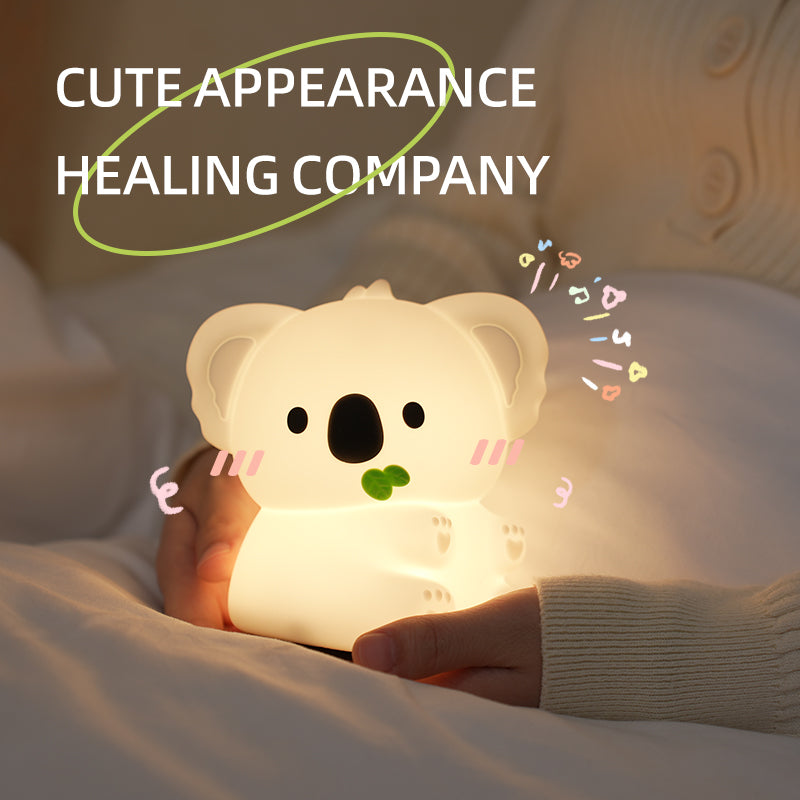 MeWaii® Squishy Silicone Koala LED Night Light - Perfect Gift for Kids and Girls