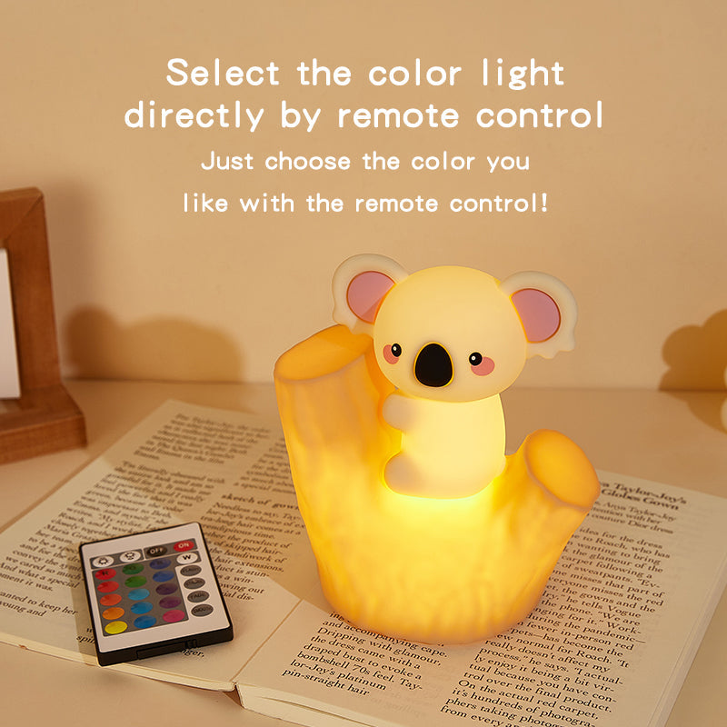 MeWaii® Mini Koala on Tree Branch Silicone Squishy Night Light Cute Perfect Gift