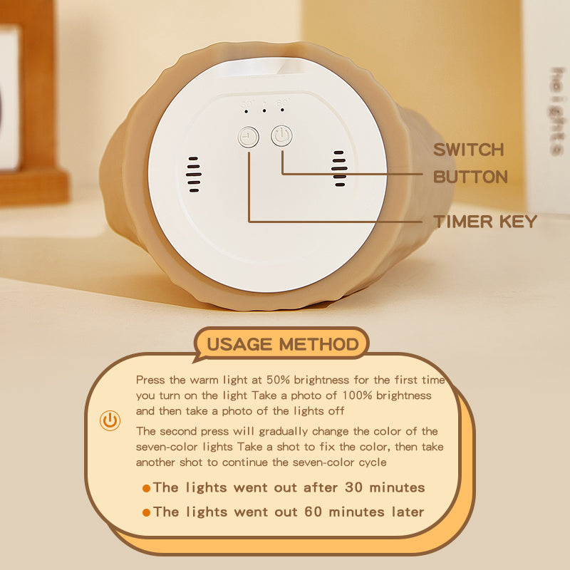 MeWaii® Mini Koala on Tree Branch Silicone Squishy Night Light Cute Perfect Gift