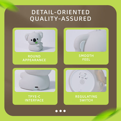 MeWaii® Squishy Silicone Koala LED Night Light - Perfect Gift for Kids and Girls