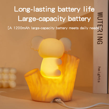 MeWaii® Mini Koala on Tree Branch Silicone Squishy Night Light Cute Perfect Gift