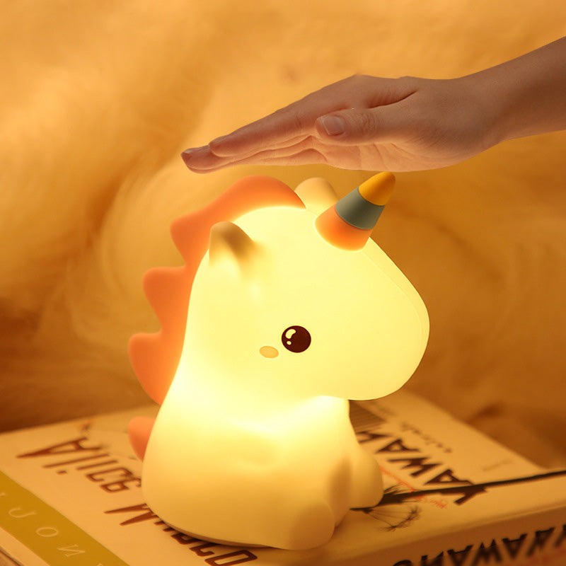 MeWaii® Squishy Silicone Unicorn LED Night Light - Perfect Gift for Kids and Girls