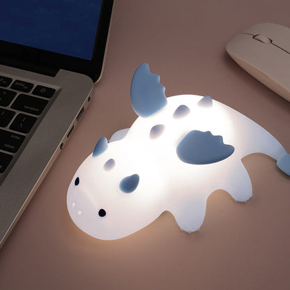 MeWaii® Squishy Silicone Cute Baby Dragon LED Night Light - Perfect Gift for Kids and Girls