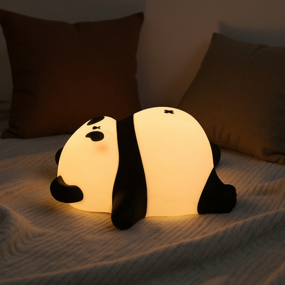 MeWaii® Napping Panda Breathing Squishy Silicone Companion Sound LED Night Light Perfect Gift
